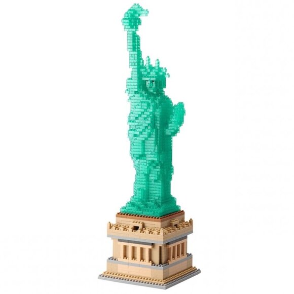 TICO T-1508 Statue of Liberty 1000+ Piece 3D Puzzle Sealed Contents/Open Box - Picture 2 of 11